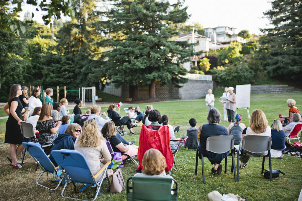 South Sound 100 Women event at Old Town Park